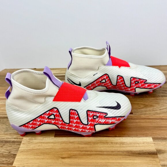 Nike x Air Zoom Mercurial Superfly 9 Pro FG DJ5606-101 Size Youth 5Y Women's 6.5 - Picture 6 of 9